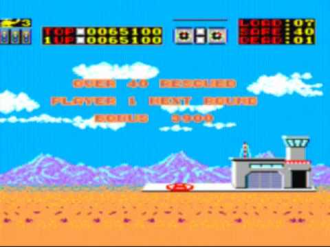 Choplifter Game Sample - Sega Master System