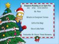 Christmas With The Simpsons UK DVD Menu