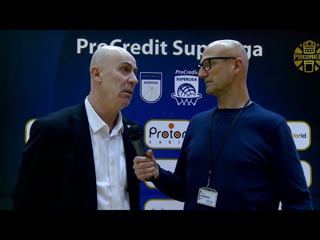 Bledar Gjeçaj flet pas fitores ndaj Proton Cable Prizrenit