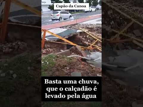 Problema crônico do calçadão de Capão da Canoa.