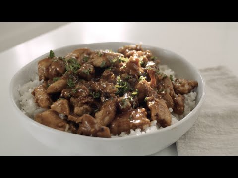 The World's Easiest Peanut Butter Chicken