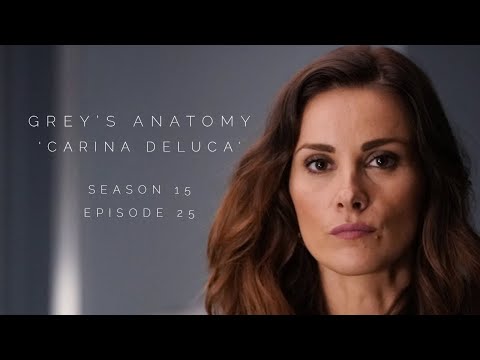 Stefania in Grey's Anatomy S15E25 as 'Carina DeLuca'