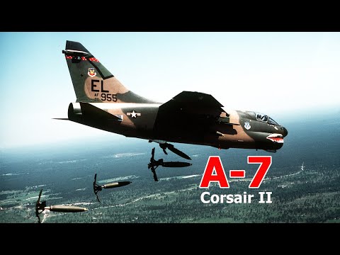 A-7 Corsair II - Not slick and pretty, but it was one of the most efficient light attack aircraft