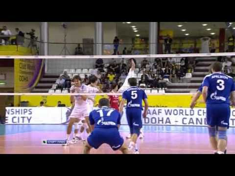 Mitar Djuric's great attack (Trentino Diatec - Zenit Kazan)