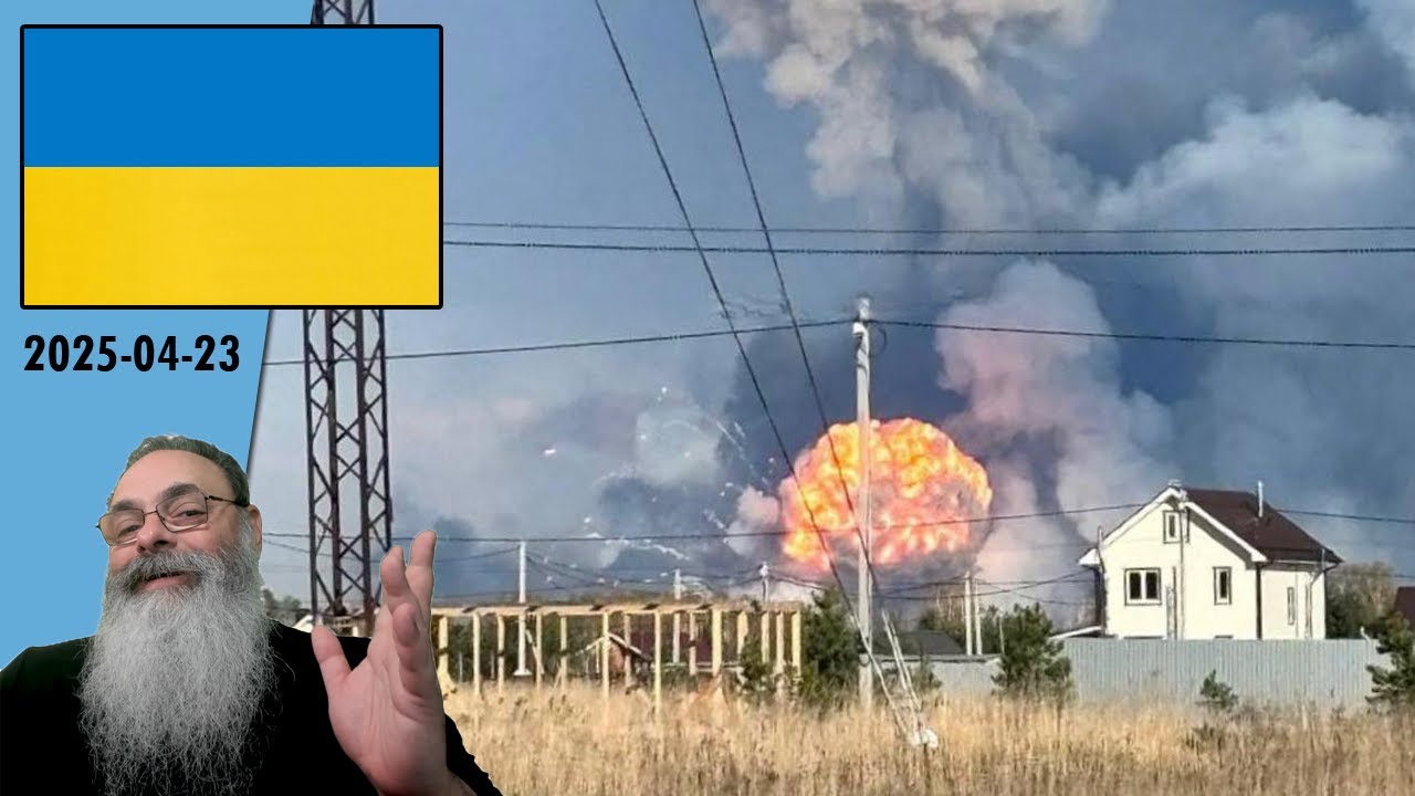 #Ukraine 2025-04-23: UKRAINE destroys 80% of 51 GRAU, the LARGEST RUSSIAN ARSENAL near MOSCOW