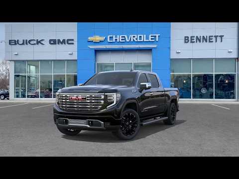 2026 GMC Sierra 1500 Crew Cab Short Box 4-Wheel Drive Denali in Black for sale at Bennett Chevrolet Cadillac Buick GMC Ltd. in Cambridge, ON