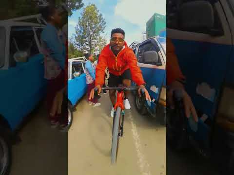 "Addis Ababa's streets are my canvas, and my bike is the brush!"#Andiamo #greenpedal #bikecommuter