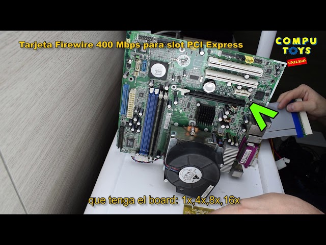 Vídeo relacionado con KALEA-INFORMATIQUE PCI Express PCIe x1 Firewire 800 y 400 IEEE1394A y IEEE1394B Tarjeta controladora de 2+1 Salidas con chipset TI XIO2213BZAY