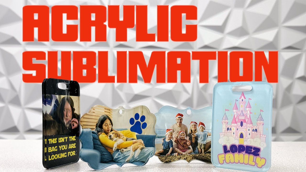 Brand New Acrylic Sublimation Blanks From Unisub