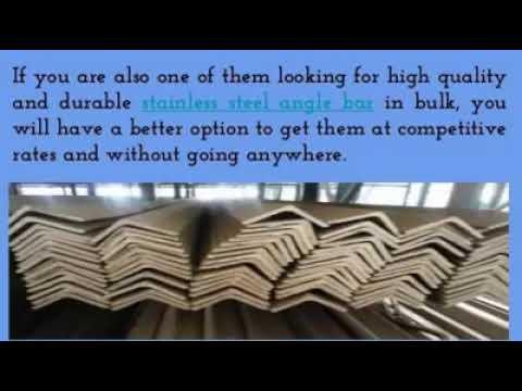 Stainless Steel Angle Bar for Construction Sites and Automobile Industry