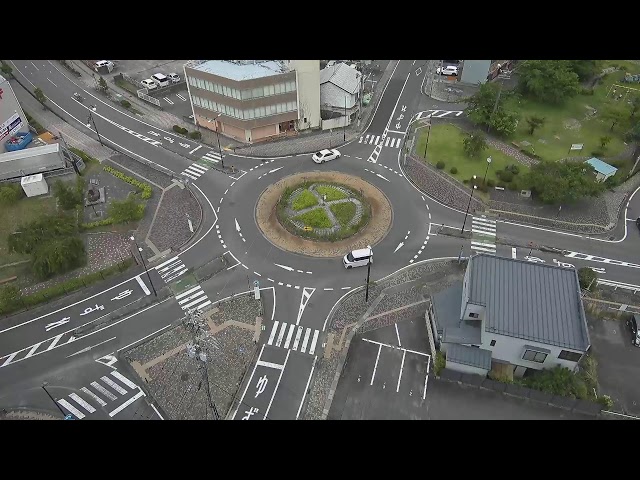 長野県飯田市東和町のラウンドアバウト