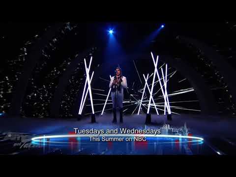 Goth Opera Singer Andrew De Leon Returns on America's Got Talent Wild Card Show