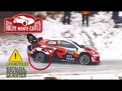 DRAMA ⚠️ WRC RALLYE MONTE CARLO 2026 ! FRIDAY MORNING HIFHLIGHTS