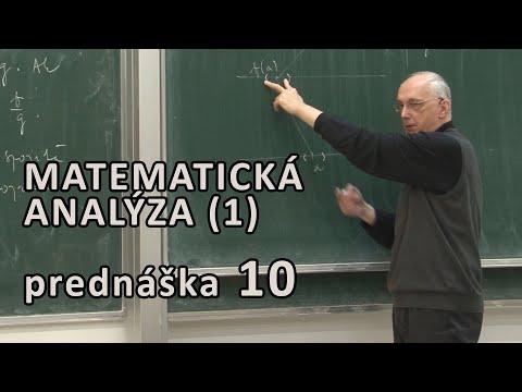 Matematická Analýza 1 - Spojitosť v bode a na množine | Prednáška 10
