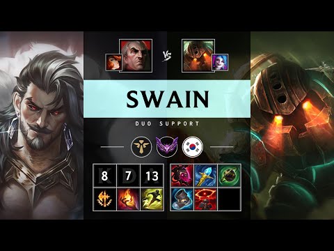 Swain Support vs Nautilus - KR Master Patch 25.17