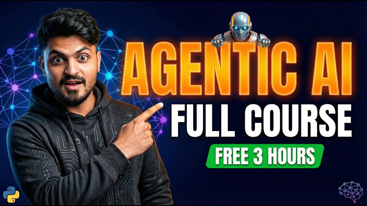 The Complete Agentic AI Course 2026 — A2A, MCP Servers, Multi-Agent Systems & Pydantic AI