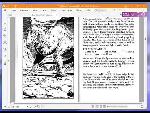Let's Play Robot Commando (Fighting Fantasy Game Book) Part 3