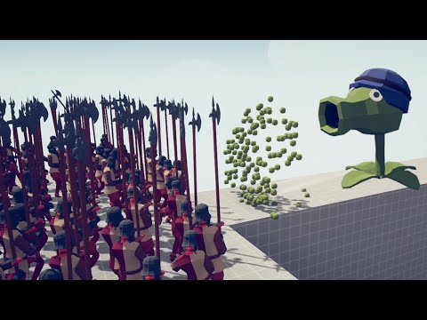PEASHOOTER GOD vs 100x EVERY UNIT - Totally Accurate Battle Simulator TABS