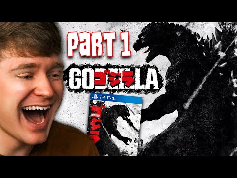 Playing the ULTRA RARE GODZILLA GAME on PS4!? (Part 1)