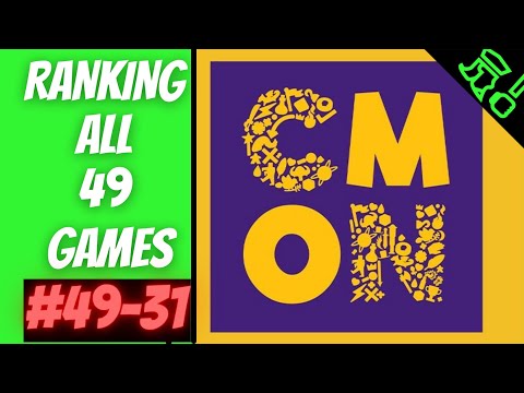RANKING ALL 49 CMON GAMES!  #49- 31!!!
