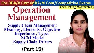 Supply Chain Management Meaning | Objective | Elements Importance Type Model | Supply Chain Driver