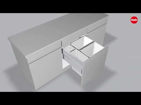  How to install the Hailo Euro Cargo Waste Bin | Häfele Australia