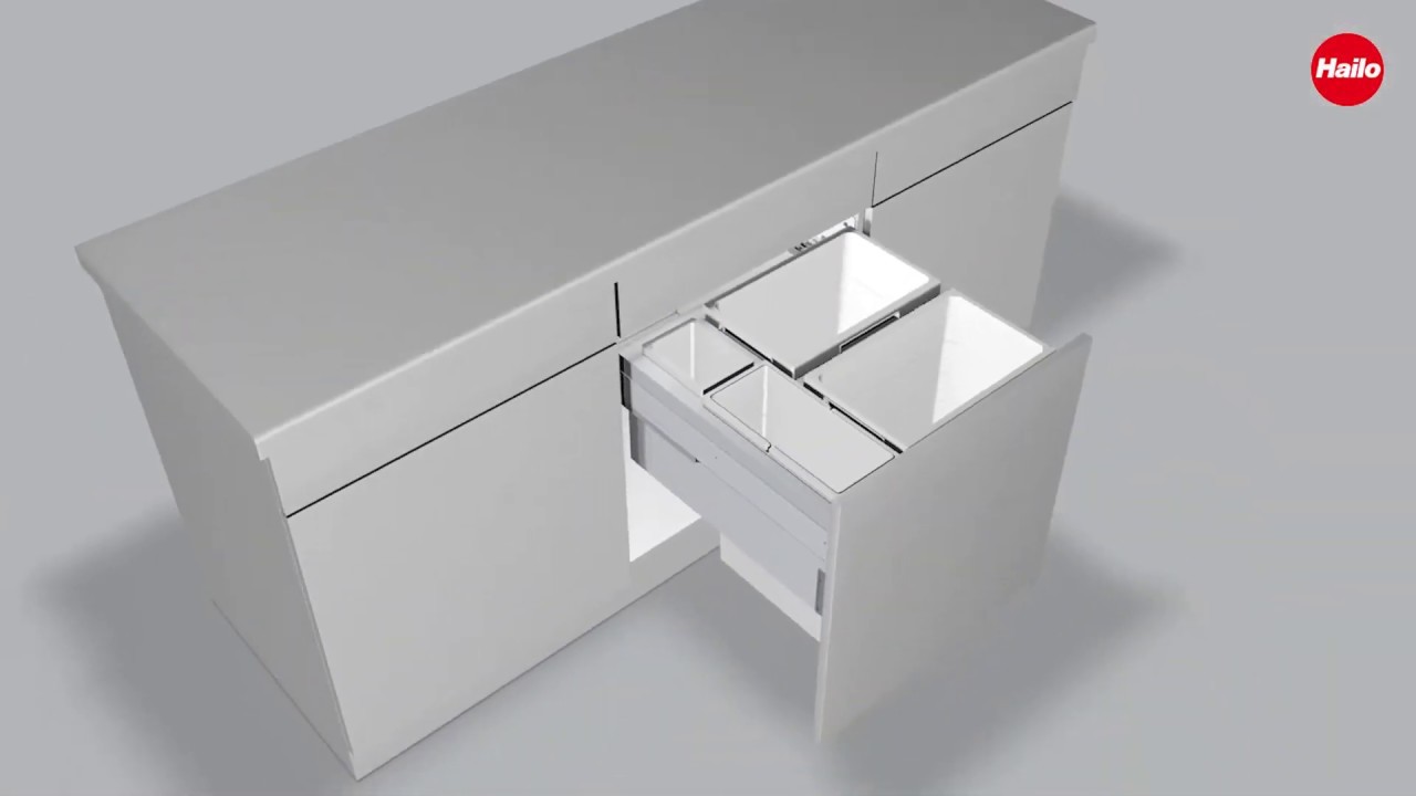 How to install the Hailo Euro Cargo Waste Bin | Häfele Australia