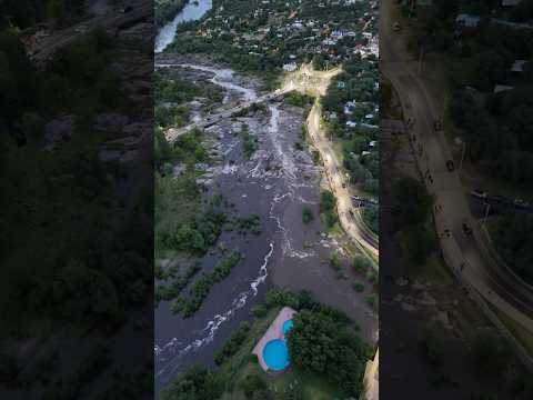 Magníficas imágenes desde la Unión de los ríos Mina Clavero y Panaholma.