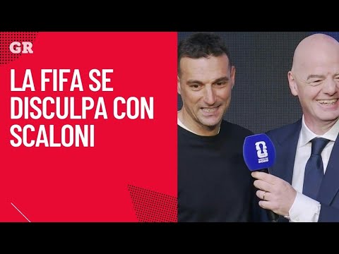 La FIFA se disculpa con Scaloni