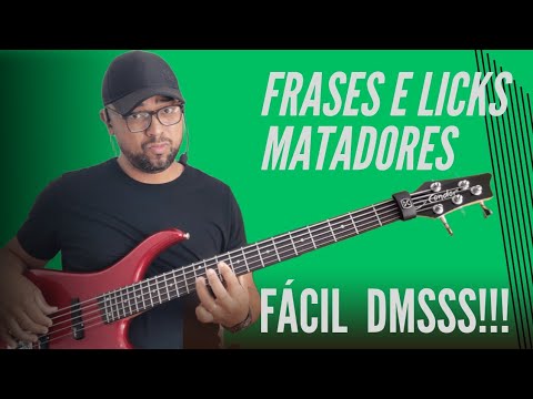 Frases e licks no baixo!😎🔥