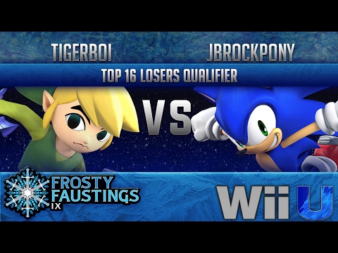 FFIX Smash 4 TOP 16 LOSERS QUALIFIER - TigerBoi (Toon Link) vs JbrockPony (Sonic)