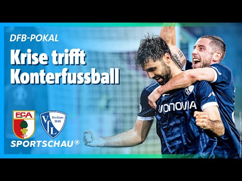 FC Augsburg vs. VfL Bochum Highlights DFB Cup, 2nd Round | Sportschau Football