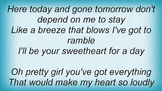 Hank Thompson - I&#39;ll Be Your Sweetheart For A Day Lyrics