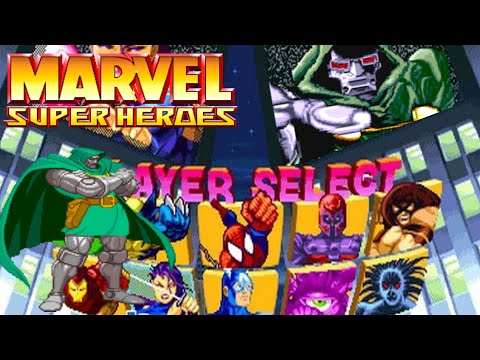 Marvel Super Heroes : Doctor Doom XBLA arcade full playthrough (secret character)