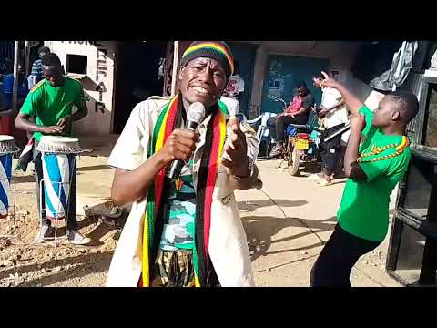 TEACH THE WORLD REGGAE LIVE PERFORMANCE BY PRESIDENT JAPESA IN AWASI TOWN