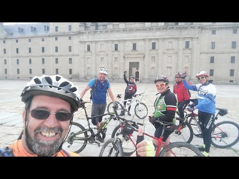 El Escorial - Madrid por senda de las Merinas MTB aBICIoMAD@s
