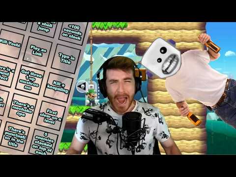 Doug plays Mario Maker Bingo while Twitch Chat gets Drunk