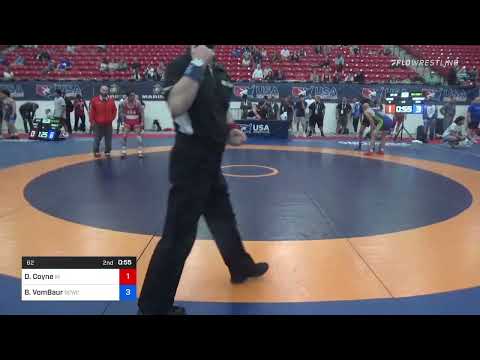 62 Lbs Rr Rnd 1 - Daniel Coyne, Indiana Vs Ben VomBaur, Bear Cave Wrestling Club 7f33