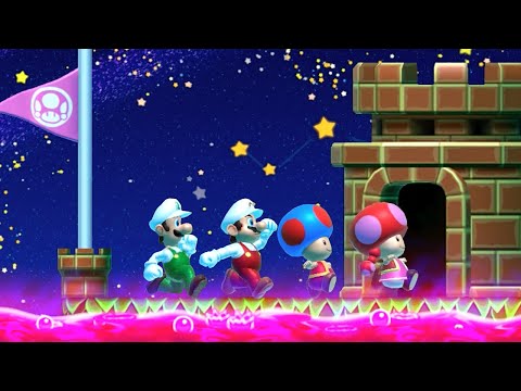 Super Mario Maker 2 - Online Multiplayer Versus #24 (4 Players)