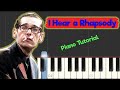 I Hear a Rhapsody - Jazz Piano Tutorial (inspired by Bill Evans)