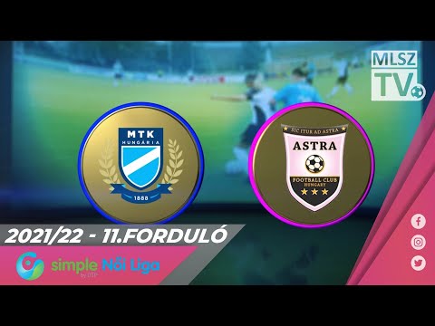 MTK Budapest - Astra-Activtek HFC-Üllő | 0-1 | Simple Női Liga | 11. forduló | MLSZTV