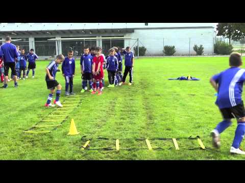 FCC - Koordination:Laufschule - mit 2 Leitern und Hütchen