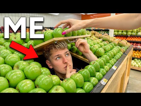 I Built a SECRET Room in a Grocery Store! 