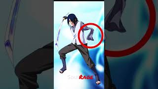 Why Sasuke not replace his left arm? #shorts #anim