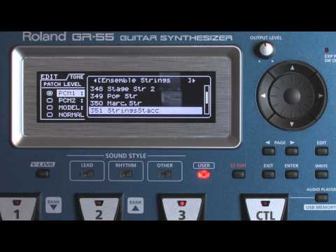 Roland GR-55 Guitar Synthesizer : Strings Sounds