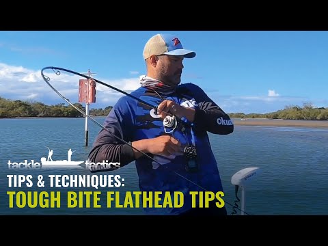 Tough Bite Flathead Fishing Tips - How to Catch Flathead on Soft Plastics with Bo Sawyer