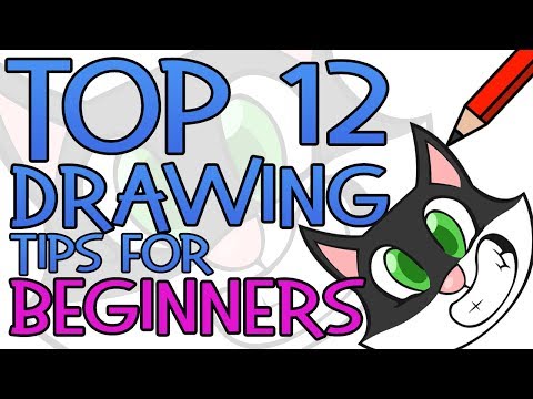 Top 12 BEGINNER Drawing Tips!! (WISH I KNEW THESE!)