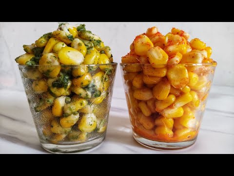 Sweet Corn Recipe | Butter Masala & Chilli Cheese Corn Healthy Snacks