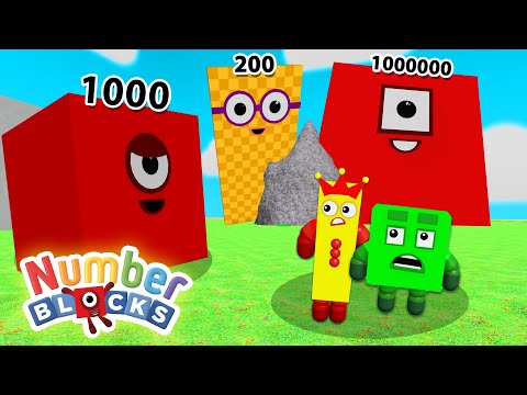 The EVIL 1000 TURNED Numberblocks INTO GIANTS in Roblox Numberblocks RP Game