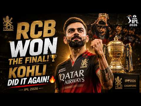 RCB WON IPL 2026 FINAL | RCB vs GT Full Match Highlights | Virat Kohli Masterclass